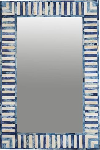 Bone Inlay Mirror Frame Handcrafted Decorative Wall Mirror Frame for Living Room, Bedroom or Entryway Elegant Bohemian Home Décor Accent in Saudi Arabia