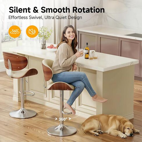 MASTERY MART 19.5" to 28" Adjustable Gas Lift Cylinder Replacement, Heavy Duty 1000 Lbs Hydraulic Pneumatic Shock, Chair Height Extender for Bar Stool, Office Chair Cylinder Replacement (Silver) in Saudi Arabia