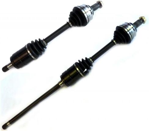 DTA BW21012013 front Left Right Pair - 2 New Premium CV Axles (Drive Axle Assembly) Compatible with BMW X3 2004-2008 Front Axles in Saudi Arabia