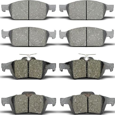 Front Rear Brake Pads Compatible with 2013-2016 Ford Escape, for 2015-2022 Ford Transit Connect (D1564 D1645) in Saudi Arabia