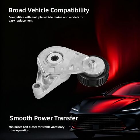 39420 Belt Tensioner for Hyundai Elantra/Kona/Tucson/Veloster 2014-2021 for Kia Forte/Koup/Rondo/Seltos/Soul 2014-2022 L4 2.0L [252812E300, 252812E350, 252812E355] in Saudi Arabia
