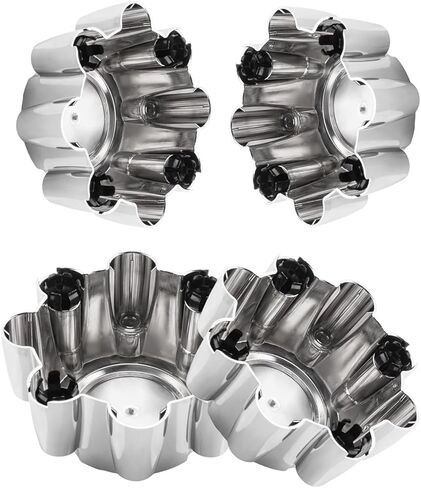 4pcs 18'' Chrome Wheel Hub Caps Center Compatible with 1999 2000 2001 2002 2003 2004 2005 Ford F250 F350 Excursion Cab Pickup 2-Door 5.4L in Kuwait