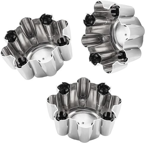 4pcs 18'' Chrome Wheel Hub Caps Center Compatible with 1999 2000 2001 2002 2003 2004 2005 Ford F250 F350 Excursion Cab Pickup 2-Door 5.4L in Kuwait