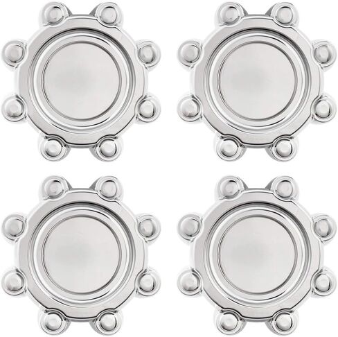 4pcs 18'' Chrome Wheel Hub Caps Center Compatible with 1999 2000 2001 2002 2003 2004 2005 Ford F250 F350 Excursion Cab Pickup 2-Door 5.4L in Kuwait