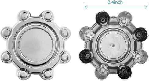 4pcs 18'' Chrome Wheel Hub Caps Center Compatible with 1999 2000 2001 2002 2003 2004 2005 Ford F250 F350 Excursion Cab Pickup 2-Door 5.4L in Kuwait