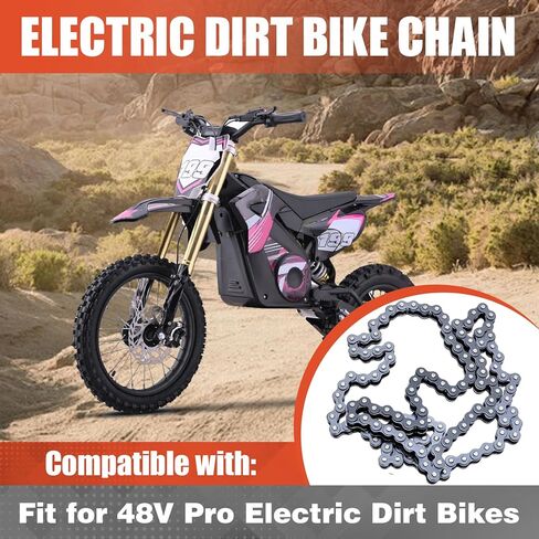 126 Pin 219H Set Chain Electric Dirt Bike 63 Links Fit for 48V Pro Electric Dirt Bikes in Saudi Arabia