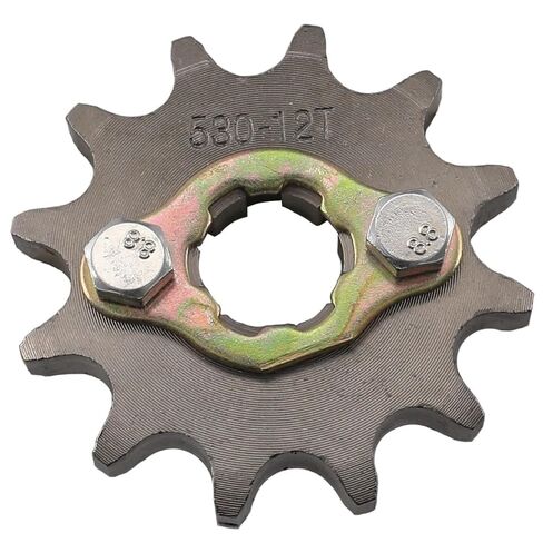 530 Style 12 Teeth 20mm ID Motorcycle Front Engine Sprocket Fit for 150cc 200cc 250cc 300cc 350cc Motorcycle Dirt Pit Bike Mini Bike ATV Quad Buggy Go Kart in Saudi Arabia