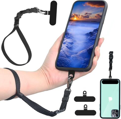 M MYECOGO Hand Wrist Strap Lanyard, Hand Wristlet Lanyard Detachable Phone Lanyards for GoPro, Camera, Phone Case, Keys, Keychain, USB, Flashlight,2 Pack in Saudi Arabia