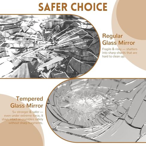 مرآة حائط غير منتظمة، مرآة مجردة متموجة للحمام الذهبي فوق الحوض، مرآة حائط مزخرفة على شكل سحابة، مرآة أنيقة عالية الدقة مقاومة للكسر لغرفة النوم، المدخل (22 بوصة × 36 بوصة، صغيرة، عبوة واحدة) in Kuwait