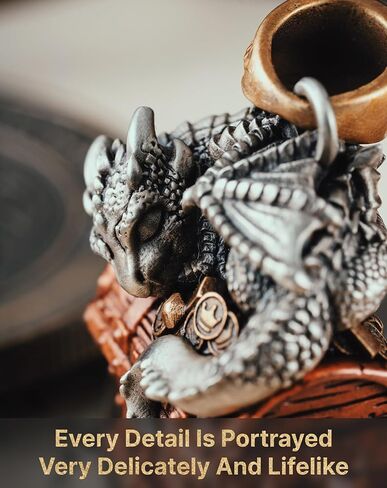 COPPERTIST.WU Dragon Treasure Chest Pendant Necklace Keepsakes Jewelry Gift for Men Women,Brass&Copper&Bronze in Saudi Arabia