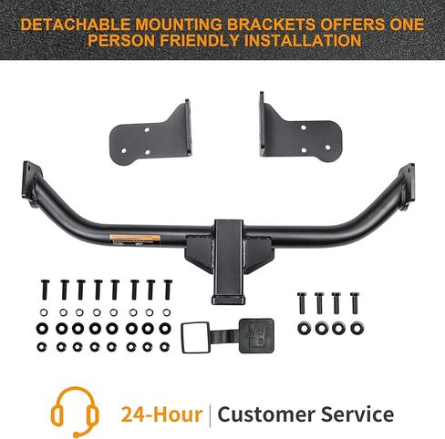 Autekcomma 11276 Class 1 Trailer Hitch, Compatible with Toyota Prius 2010-2011, Prius Sedan & Prius Plug-in 2012-2015, Prius V 2012-2017, 2-Inch Receiver Tow Hitch for Ball Mount, Cargo Carrier, Bike in Kuwait