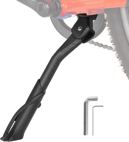 RUTU Bike Kickstand 24"-29",Adjustable Adult Bicycle Kickstand for Ebike,Mountain Bike,Fat Tire Bike,Non-Slip Sole Kick stand in Saudi Arabia