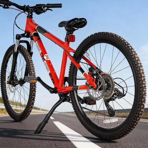 RUTU Bike Kickstand 24"-29",Adjustable Adult Bicycle Kickstand for Ebike,Mountain Bike,Fat Tire Bike,Non-Slip Sole Kick stand in Saudi Arabia