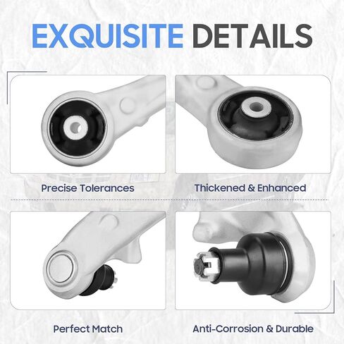 Front Lower Control Arms w/Pre-Assembled Ball Joints Driver & Passenger Side Suspension Kits for 2005-2010 Honda Odyssey D601007 D601008 (2PCs) in Saudi Arabia