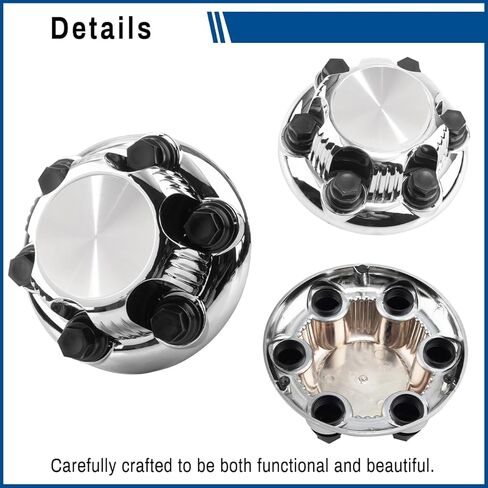غطاء مركز العجلة 6 عروات لسيارة Chevy GMC Silverado Suburban Tahoe Express Avalanche Astro Safari Savana Sierra Yukon 1500 2500 Wheel Rim Hubcap 1999-2019، 4 قطع، كروم in Saudi Arabia