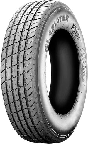 Gladiator QR25-TS Premium Trailer Radial Tire-ST205/75R15 205/75/15 205/75-15 112/107N Load Range E LRE 10-Ply BSW Black Side Wall in Saudi Arabia