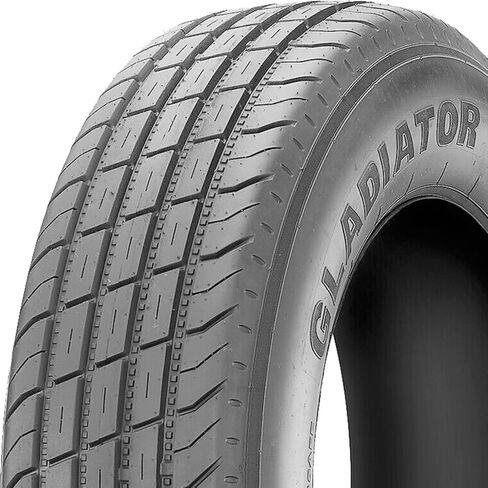 Gladiator QR25-TS Premium Trailer Radial Tire-ST205/75R15 205/75/15 205/75-15 112/107N Load Range E LRE 10-Ply BSW Black Side Wall in Saudi Arabia