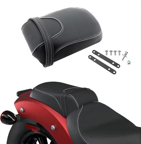 Passenger Seat Compatible With 2025 Indian Scout Bobber Accessories, 2025 Scout Sixty Classic/Scout Sixty Bobber Rear Passenger Pillion Seat Cushion Pad in Kuwait