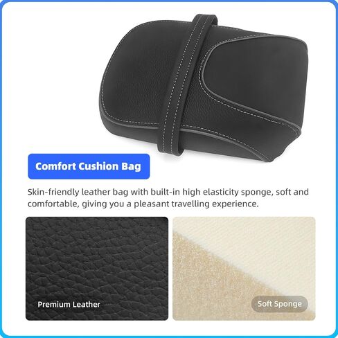 Passenger Seat Compatible With 2025 Indian Scout Bobber Accessories, 2025 Scout Sixty Classic/Scout Sixty Bobber Rear Passenger Pillion Seat Cushion Pad in Kuwait