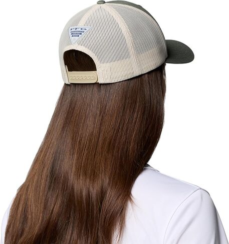 Columbia Unisex PFG Logo Mesh Snap Back, Cypress/Dark Stone/Marlin, One Size in Saudi Arabia