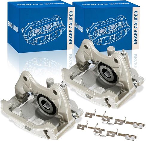 Brake Caliper Assembly with Bracket Compatible with Chevrolet 2007-2018 Silverado 1500 2007-2009 2011-2014 Suburban 1500 Disc Brake Caliper Rear Pair 18B5031 18B5030 in Kuwait