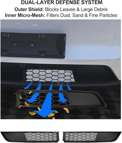 ل تسلا مصبغة شبكة إدراج نموذج Y جونيبر 2025 2026 مدخل الهواء الأمامي تنفيس غطاء مصبغة استبدال غطاء فتحة التهوية نموذج Y اكسسوارات ABS مدخل هواء حامي نسخة قابلة للفصل in Kuwait