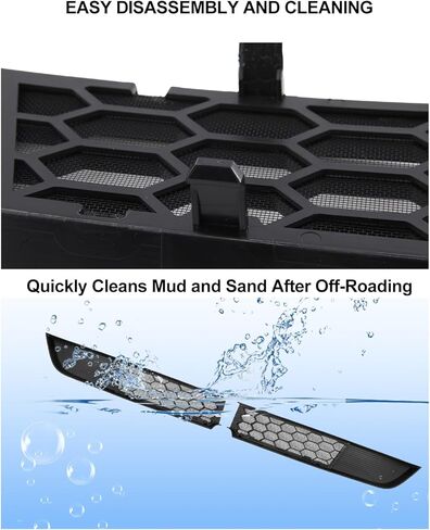 ل تسلا مصبغة شبكة إدراج نموذج Y جونيبر 2025 2026 مدخل الهواء الأمامي تنفيس غطاء مصبغة استبدال غطاء فتحة التهوية نموذج Y اكسسوارات ABS مدخل هواء حامي نسخة قابلة للفصل in Kuwait