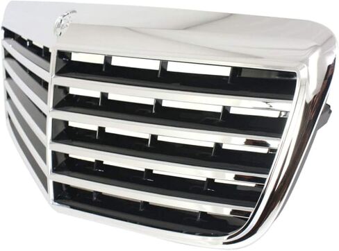 لمرسيدس بنز E320 / E350 / E550 مصبغة الجمعية 2007 2008 2009 | غلاف من الكروم مع ملحق أسود مطلي | سيدان/عربة | بلاستيك | MB1200146 | 21188017839040 in Saudi Arabia
