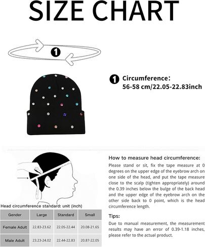 Luxury Bling Rhinestone Hat Winter Club Cuffed Knit Beanie for Women Men in Saudi Arabia