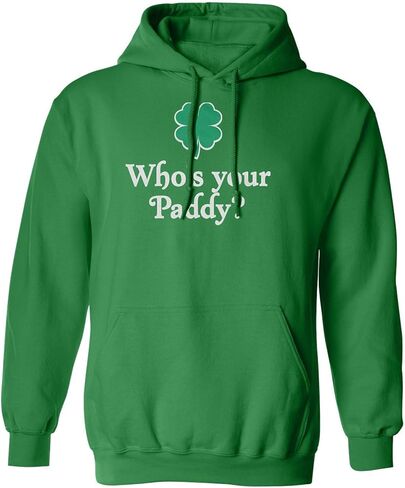 سويت شيرت بقلنسوة مضحك للجنسين من Who's Your Paddy St Patricks Day Humor in Kuwait