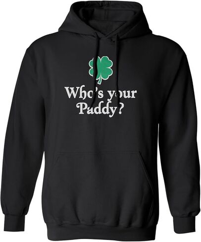 سويت شيرت بقلنسوة مضحك للجنسين من Who's Your Paddy St Patricks Day Humor in Kuwait