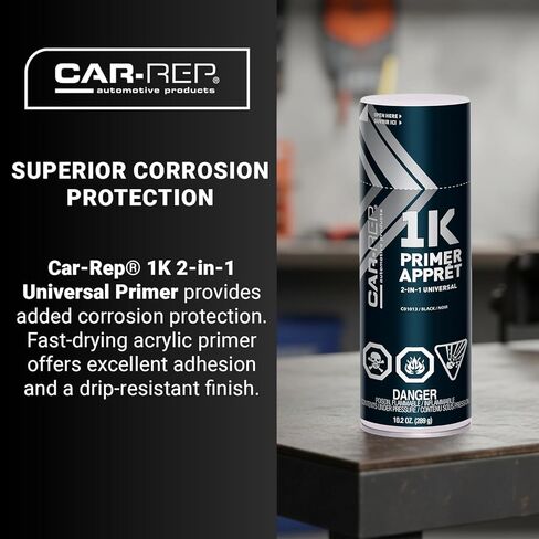 CAR-REP 2-in-1 Universal Primer Black 400ml in Kuwait