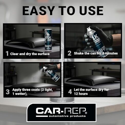 CAR-REP 2-in-1 Universal Primer Black 400ml in Kuwait