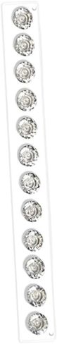 Luxshiny Jewelry Display Stand Acrylic Necklace Hanger Wall Mount Necklace Holder Hooks for Home Bedroom in Saudi Arabia