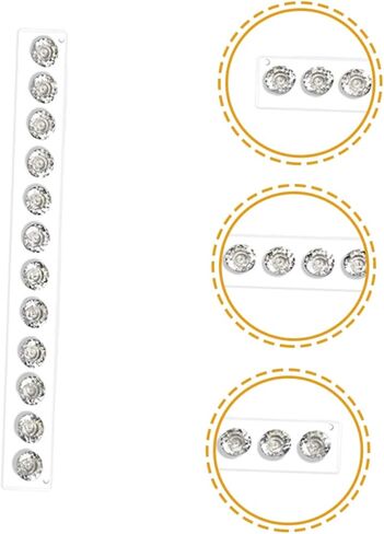 Luxshiny Jewelry Display Stand Acrylic Necklace Hanger Wall Mount Necklace Holder Hooks for Home Bedroom in Saudi Arabia