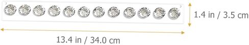 Luxshiny Jewelry Display Stand Acrylic Necklace Hanger Wall Mount Necklace Holder Hooks for Home Bedroom in Saudi Arabia