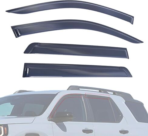 Rain Guards Window Visor Fit for Honda Passport 2026 Wind Deflectors Accessories Window Vent Visors Tape-on Outside Left & Right Side in Saudi Arabia