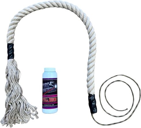 Hemp Scrape Rope | Mock Scrape Kit & Deer Scent Rope for Deer Hunting – Hemp Scent Rope Hangs Anywhere in Seconds for Quick & Easy Mock Scrape in Saudi Arabia