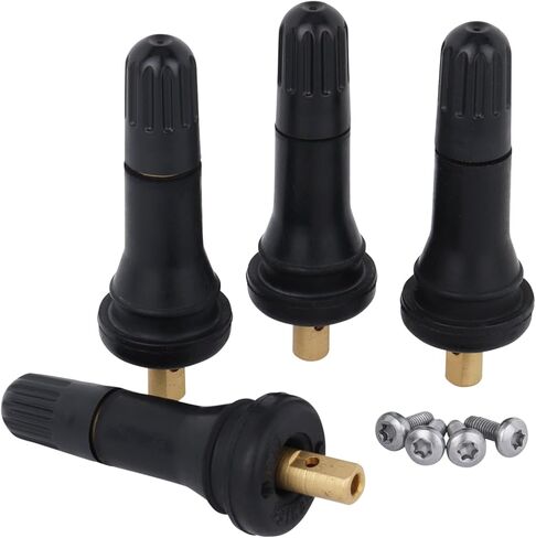 Milton s-TPMS-1: جذع صمام الإطارات، 2-1/4 بوصة متوازية Tpms صمامات إطارات بدون أنابيب، .453 بوصة مطاط، 60 رطل لكل بوصة مربعة - 4 قطع in Saudi Arabia