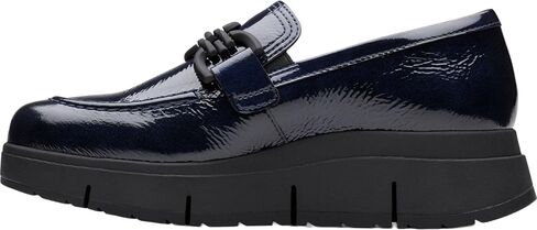 Clarks - Womens Loriini Izzy Shoes, Color Navy Patent, Size: 7.5 M US in Saudi Arabia