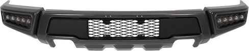 المصد الأمامي مع مصابيح ضباب LED متوافقة مع 2009 2010 2011 2012 2013 2014 Ford F150 Crew / Extended Cab Pickup 4-Door / Standard Cab Pickup 2-Door باستثناء طراز Raptor، مصد طراز Raptor 3 قطع in Saudi Arabia