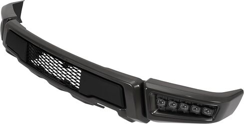المصد الأمامي مع مصابيح ضباب LED متوافقة مع 2009 2010 2011 2012 2013 2014 Ford F150 Crew / Extended Cab Pickup 4-Door / Standard Cab Pickup 2-Door باستثناء طراز Raptor، مصد طراز Raptor 3 قطع in Saudi Arabia