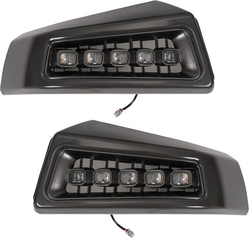 المصد الأمامي مع مصابيح ضباب LED متوافقة مع 2009 2010 2011 2012 2013 2014 Ford F150 Crew / Extended Cab Pickup 4-Door / Standard Cab Pickup 2-Door باستثناء طراز Raptor، مصد طراز Raptor 3 قطع in Saudi Arabia