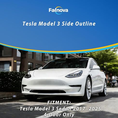 طقم دعامة المصد الأمامي والرفارف لسيارة Tesla Model 3 سيدان 2017-2025، مثبتات الدعم اليسرى واليمنى، بديل لـ 1084181-00-E، 1084182-00-E، 1084171-00-F، 1084172-00-F in Kuwait