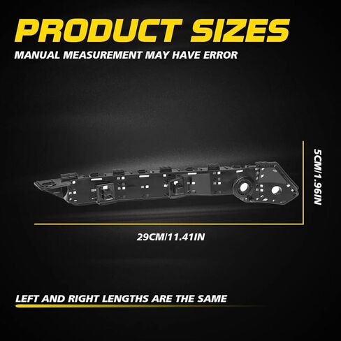 Pair of Front Bumper Brackets Retainer Supports for 2015-2019 Subaru Legacy Outback Driver & Passenger Side 57707AL02A 57707AL03A in Kuwait