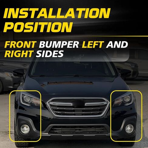 Pair of Front Bumper Brackets Retainer Supports for 2015-2019 Subaru Legacy Outback Driver & Passenger Side 57707AL02A 57707AL03A in Kuwait