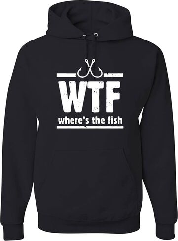 ملابس برية مخصصة WTF ما هو هوديس رجالي من Where's The Fish in Saudi Arabia