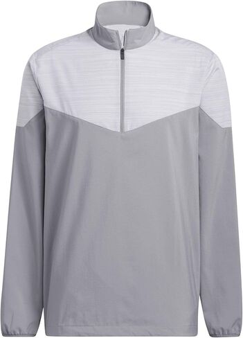 adidas Heather Chevron Block 1/4-Zip Wind Pullover Jacket in Saudi Arabia