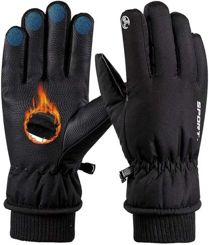 PROUDDEMON PD Winter Insulated Thermal Snow Ski Gloves Waterproof for Women Men, Windproof Gloves for Extreme Cold Weather Outdoor Sports in Kuwait