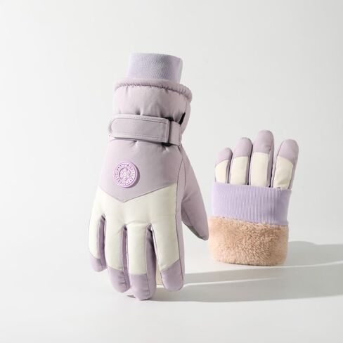 Winter Ski Gloves for Women - Windproof Thermal Ski Snowboard Gloves with Touchscreen for Cold Weather Outdoor in Saudi Arabia